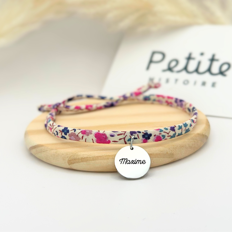 Bracelet Liberty "Jardin des Pivoines" – Argent