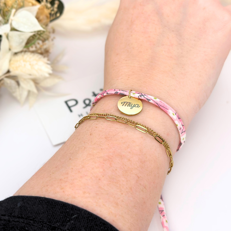 Bracelet Liberty "Cerisier du japon" – Plaqué or