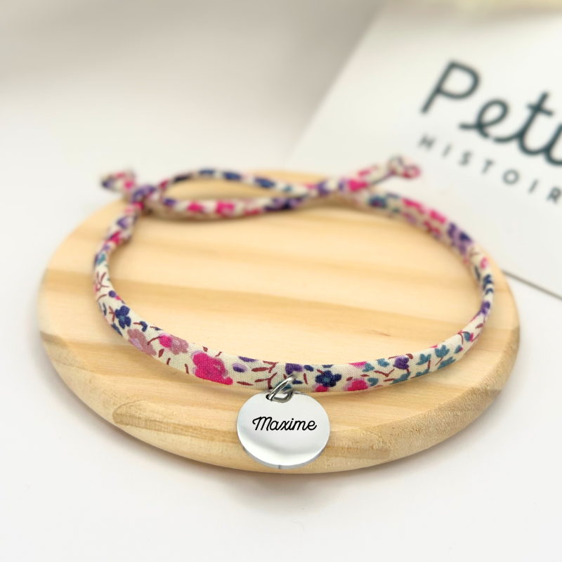 Bracelet Liberty "Jardin des Pivoines" – Argent