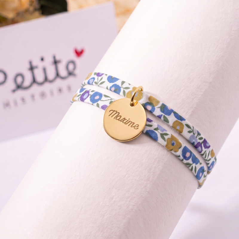Bracelet Liberty « Fleurs des champs » – plaqué Or
