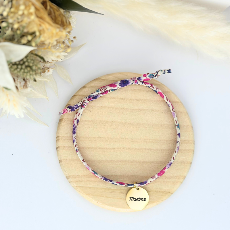 Bracelet Liberty "Jardin des Pivoines" – Plaqué or