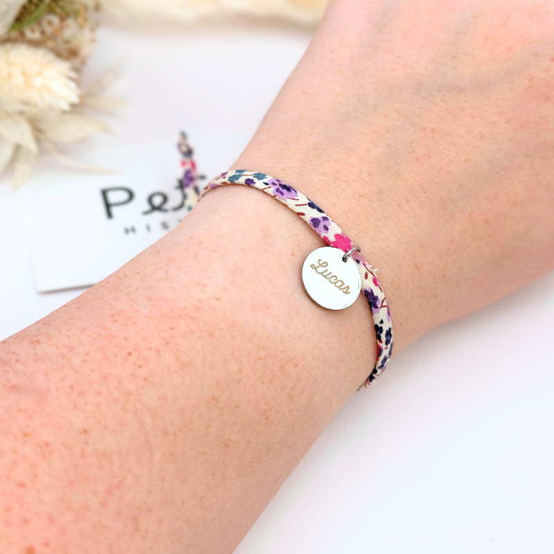 Bracelet Liberty "Jardin des Pivoines" – Argent
