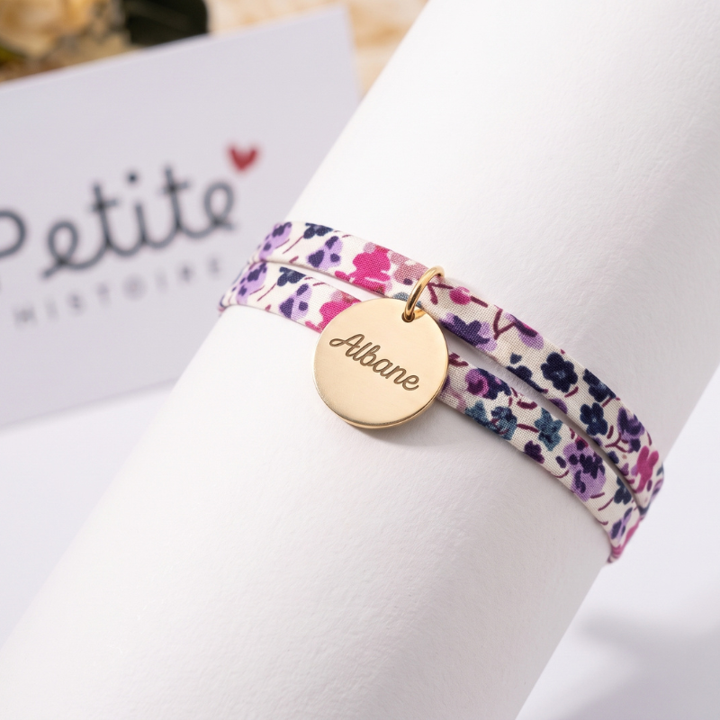 Bracelet Liberty "Jardin des Pivoines" – Plaqué or
