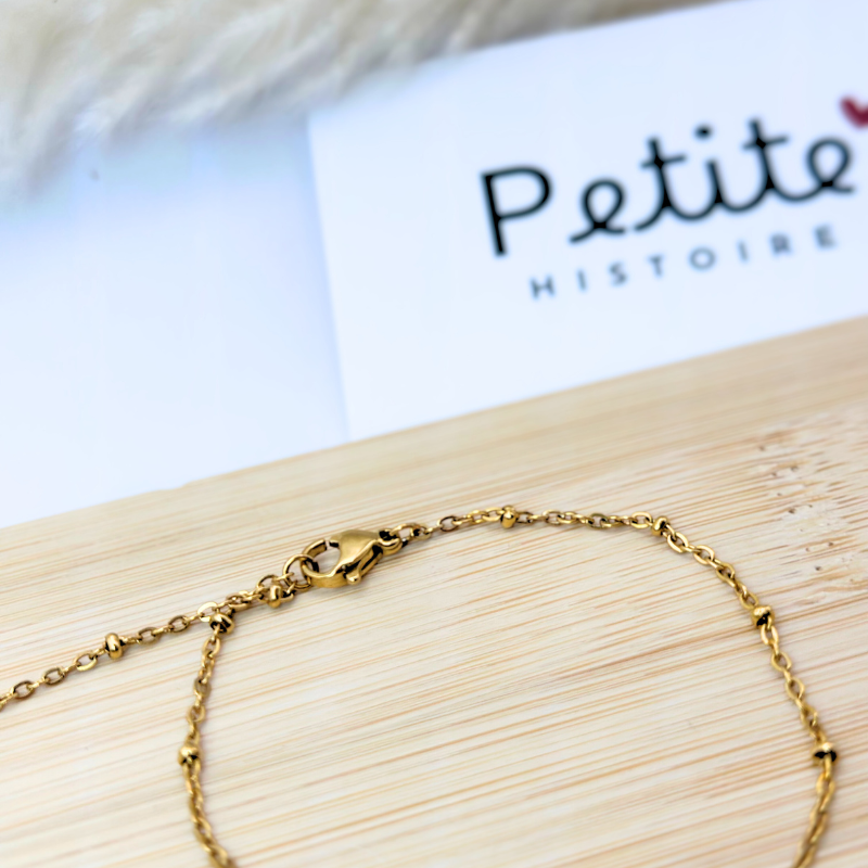 Collier médaille ronde personnalisé – Argent 925 or
