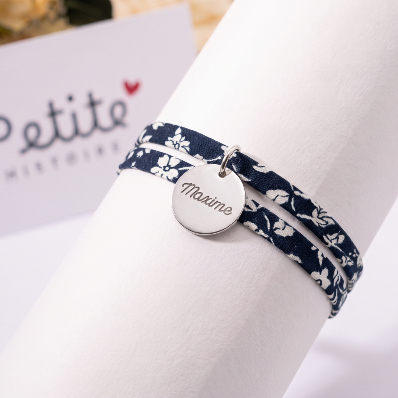 Bracelet Liberty – Nuit Fleurie Argent