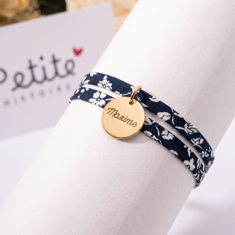 Bracelet Liberty "Nuit Fleurie" – Plaqué or