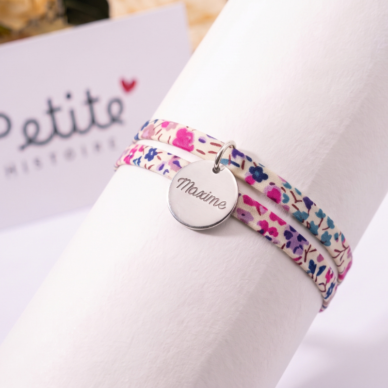 Bracelet Liberty "Jardin des Pivoines" – Argent