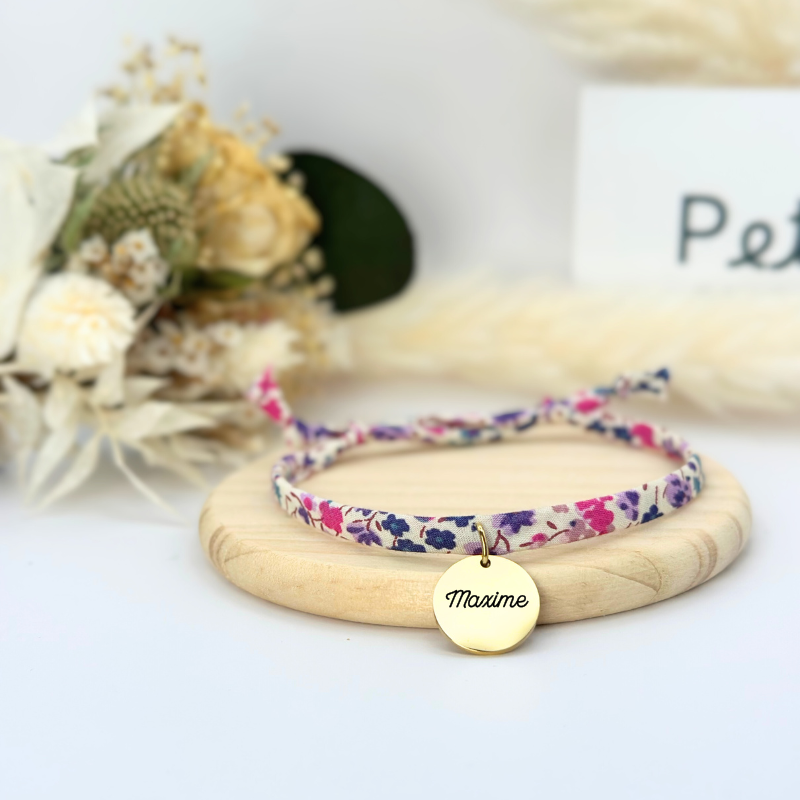 Bracelet Liberty "Jardin des Pivoines" – Plaqué or